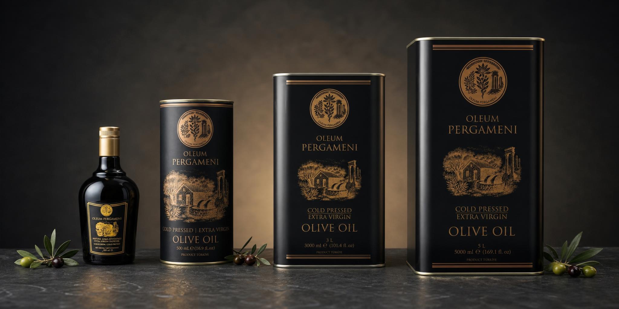 Oleum Pergameni 500 ml, 1 L, 3 L ve 5 L bir arada